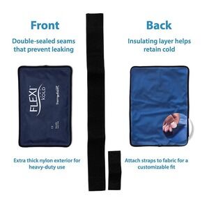 FlexiKold Gel Cold Pack Therapy Half Size 7.5"x11" - Blue
